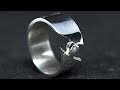 MAKING A STONE SET SILVER SPLIT RING