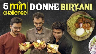 Telugu Boys Try Karnataka Biryani For The First Time | Chickpet Donne Biryani | Chai Bisket Food