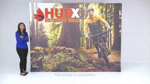 10ft  RPL Straight Fabric Pop Up Display   Setup Tutorial