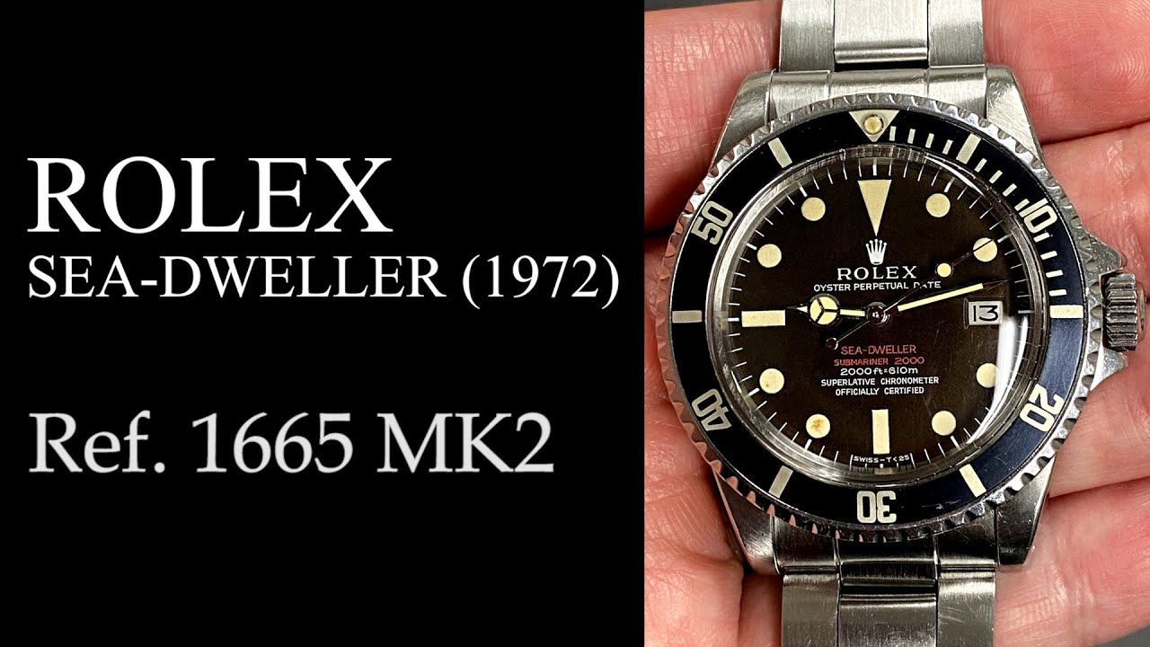 ロレックス シードゥエラー Ref.1665 ブラック ヴィンテージ 190041