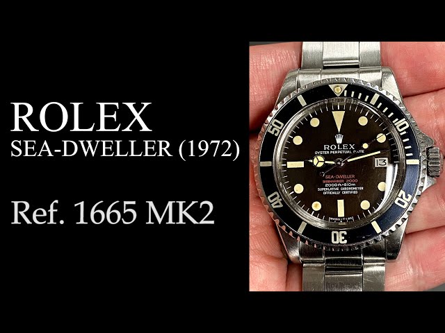 ロレックス Ref.1665 赤シード MK2 - YouTube