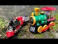 ASMR Merakit Mainan Kereta Api Classic, Monster Train, Gear Train, Choo-choo Charles - Train Toys