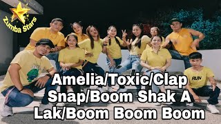 Amelia/Toxic/Clap Snap/Boom Shak A Lak/Boom Boom Boom #zumbastars #zumba