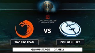 TNC Pro Team vs. Evil Geniuses | Game 2 | Groupstage | PH Coverage