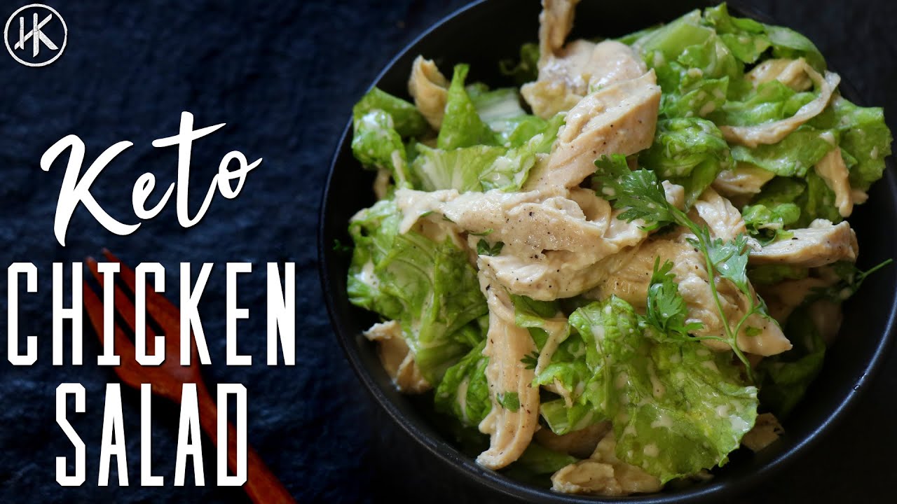 Easy Keto Chicken Salad - ONLY 5 INGREDIENTS - YouTube