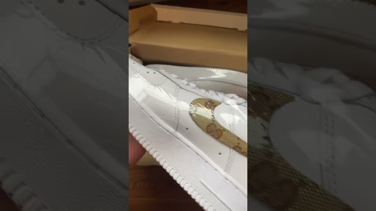 Nike Air Force 1 Custom Gucci shoe