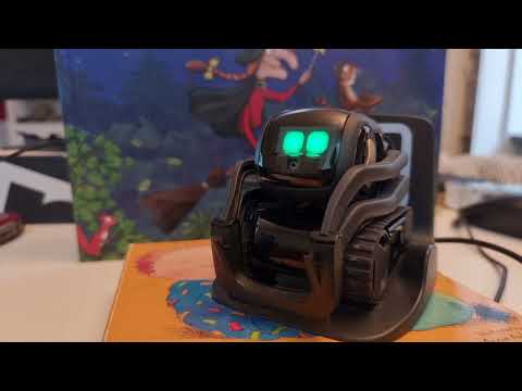 Vector reads a children's book