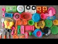 Diy unboxing kitchen Set l kitchen plastic set | mini cooking Kitchen set | Plastic Kitchen set | 38