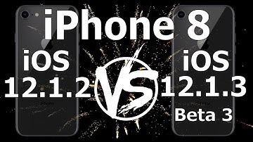 Speed Test : iPhone 8 - iOS 12.1.3 Beta 3 (Build 16D5037a) vs iOS 12.1.2  (Build 16DC104)