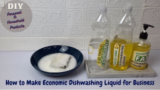 DIY - How to Make Economy Dishwashing Liquid at Home