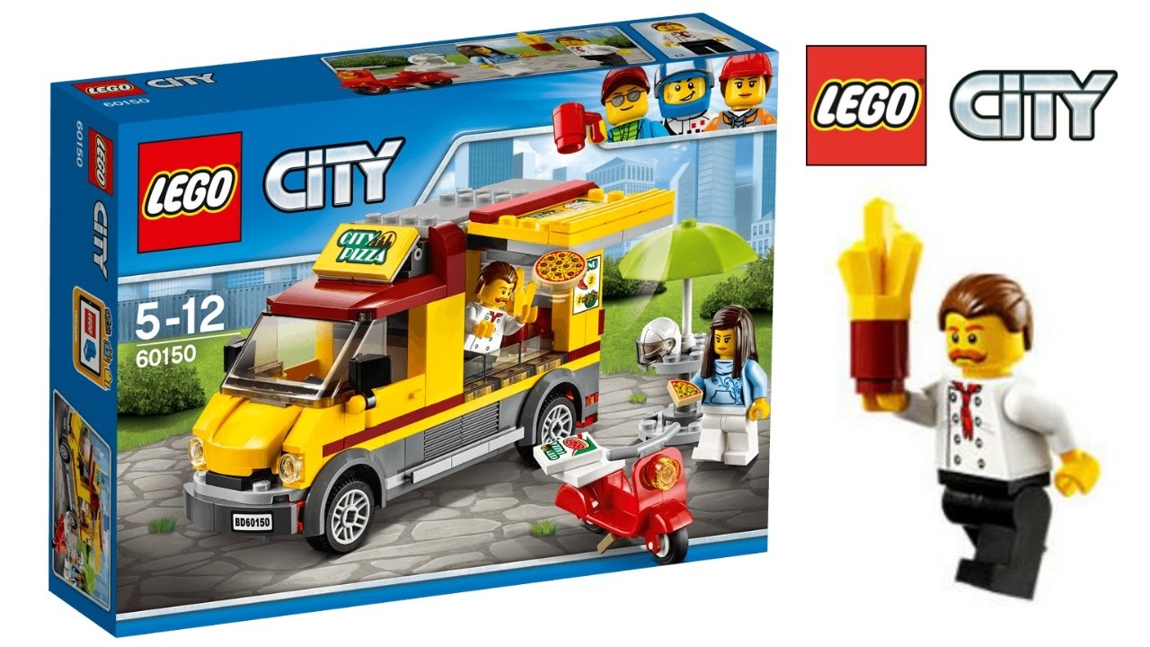 Lego City Pizza Van 60150 - YouTube