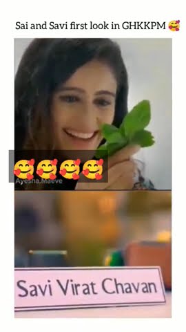 sai vs savi first entry in ghkkpm 😍#girlsattitudesttus #ayeshasingh #bavikasharma#trendingshorts