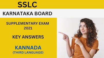Karnataka SSLC Key Answers- Kannada (Third Language) Supplementary Exam 2021[DOWNLOAD LINK] #sslc