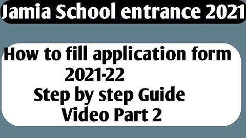 How to apply online JMI application form 2021-22 step by step guide ! JMI application form fill करे