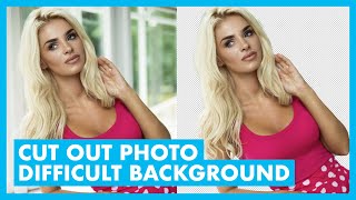 CUT OUT Hair From DIFFICULT Backgrounds - Photoshop Tutorial