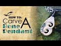 Tutorial: Bone Carving | How to Carve a Bone Pendant with Abalone Inlay