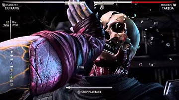 liu kang mkx another 70% flame fist xray combo