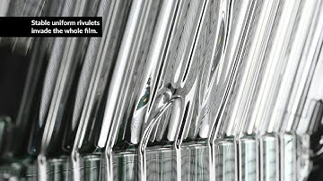 Milton van Dyke Award - A viscous fluid flowing down an inclined plane.