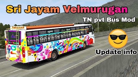 90% 🤩JVM Bus mod | Testing video |Ready to  Drive for Bus simulator  #newbusmod #jayamvelmurugan