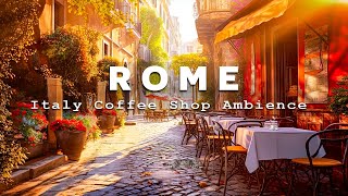 Morning Rome Cafe Shop | Jazz & Bossa Nova Piano Music for Study, Work or Chill Mode screenshot 3