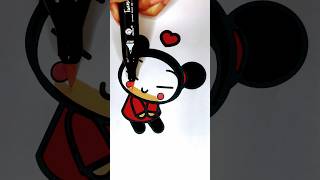 ASMR anxietyrelief - PUCCA oddlysatisfying coloring who is your favorite character?
