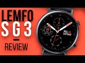 Smartwatch SG3 Unboxing Review - TELA AMOLED! Mas vale a pena? É bom? - SG3 Lemfo Português Brasil