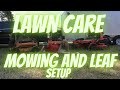 2023 Lawn Care and Leaf Setup | Scag V-ride, Billy Goat, LESCO, STIHL