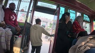 Crowded Bus Chaos Real Public Transport Experience