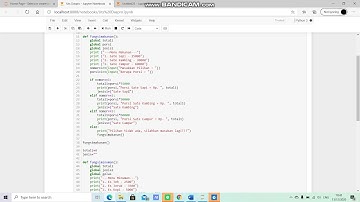 UTS Dasar Pemrograman Individu || Membuat Program Pemesanan