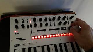 Korg Monologue first Steps with Stock patches