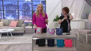 Vera Bradley Iconic RFID Mini Hipster on QVC