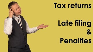Self-assessment tax returns late filing penalties