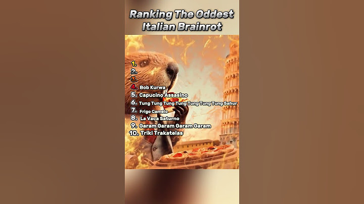 Ranking The Oddest Italian Brainrot!