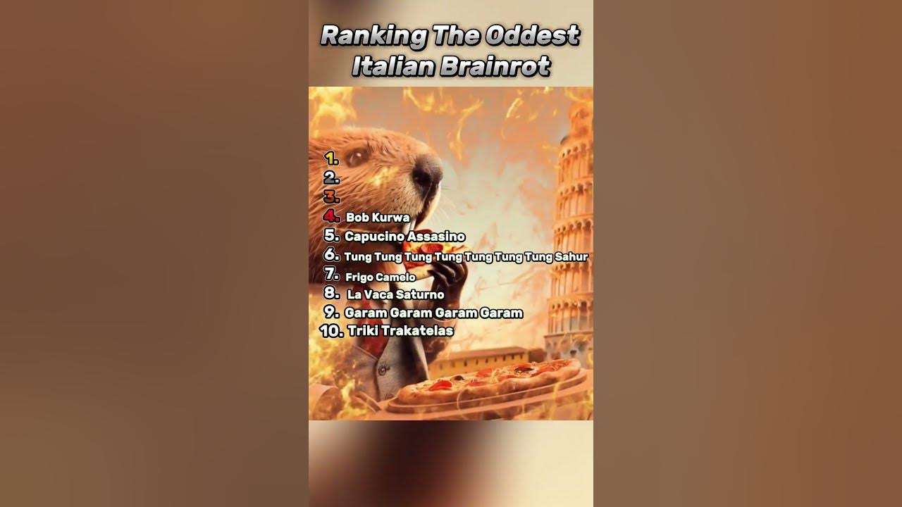 Ranking The Oddest Italian Brainrot!