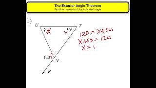 The Exterior Angle Theorem