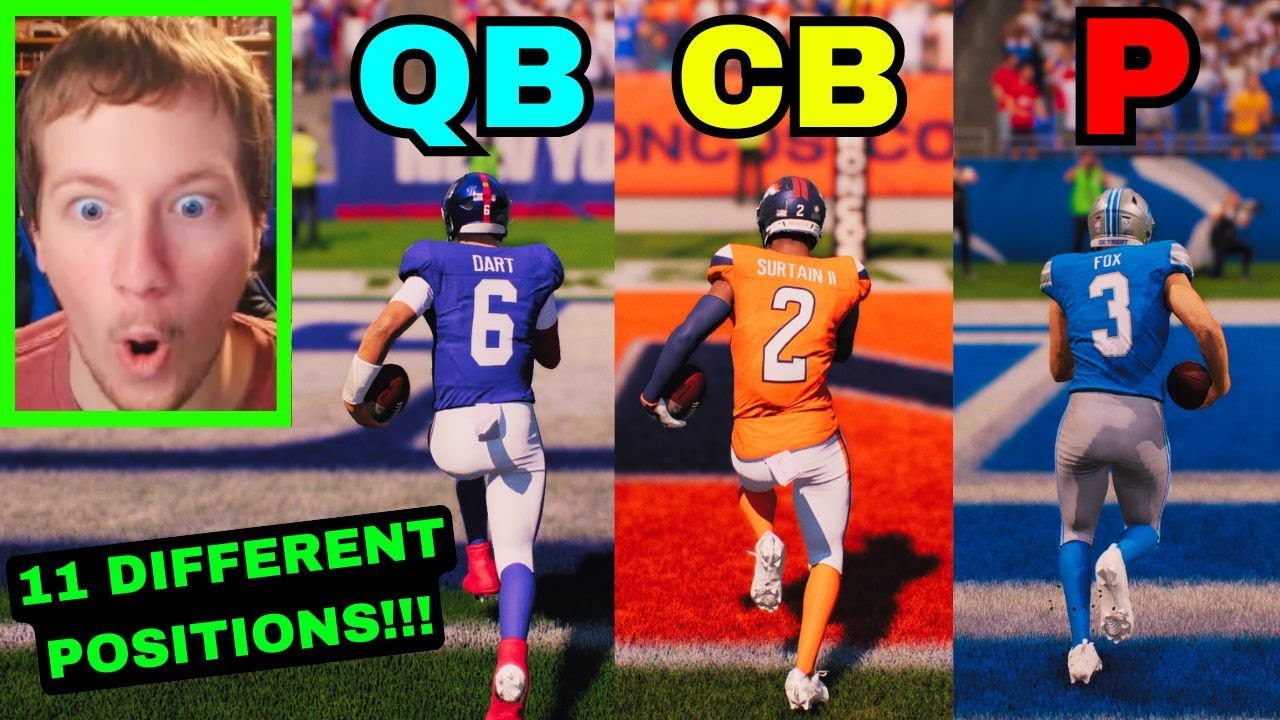 Scoring a Touchdown with EVERY Position in Madden 26!