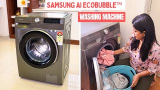 Samsung AI Ecobubble™ Washing Machine | Best and Intelligent Front Load Washing Machine