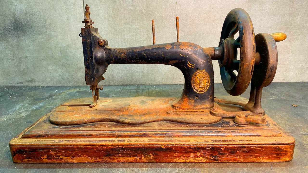 Restoring an 1882 SINGER Sewing Machine: A 140-Year-Old Marvel Comes Back to Life!