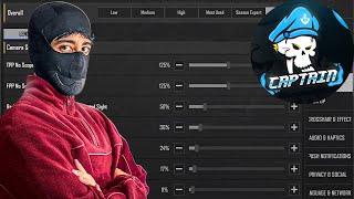 Star Captain Latest 4.5 Sensitivity & Controls 🔥 Best TDM Player in the World | BGMI & PUBG MOBILE screenshot 3