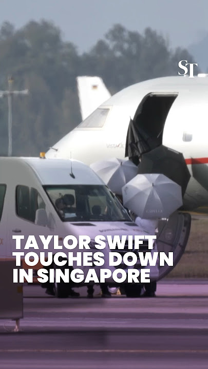 Taylor Swift touches down in Singapore #straitstimes #taylorswift #erastour #singapore