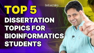 Top 5 Project / Dissertation Topics For Bioinformatics Students #bioinformatics #project