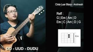 Kunci Gitar Cinta Luar Biasa - Andmesh Mudah untuk Pemula