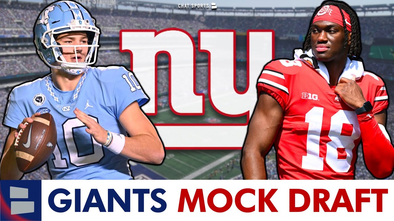 LIVE: Giants News, Rumors: 2 Round NFL Mock Draft + 2024 NFL Free