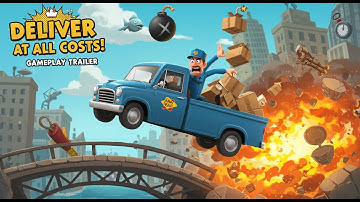 Deliver At All Costs - Official Gameplay Trailer (2025) | Chaotic Courier Action!