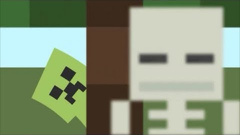 Free Skeleton and Creeper Minecraft Intro Windows Movie Maker!