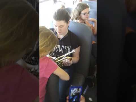 Girl playing the