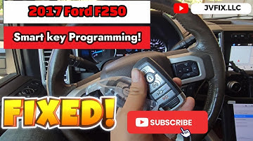 Programming smart key on this 2017 Ford F250 with OTOfix IM2 No NASTF required!