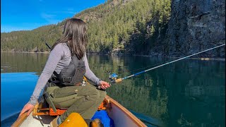 Canoe Camping and Fishing on a Half Frozen Lake by Madison Clysdale 56,371 views 2 weeks ago 11 minutes, 45 seconds