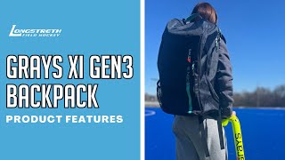 Features of the Grays XI Gen3 Backpack