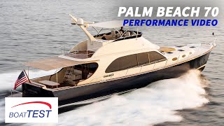 For the full written captain’s report, test and performance data,
more about palm beach 70, go to:
https://www.boattest.com/boat/palm-beach/70-2020 t...